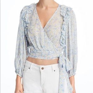 NWT: Saylor Tweggy Blouse Top Sz M